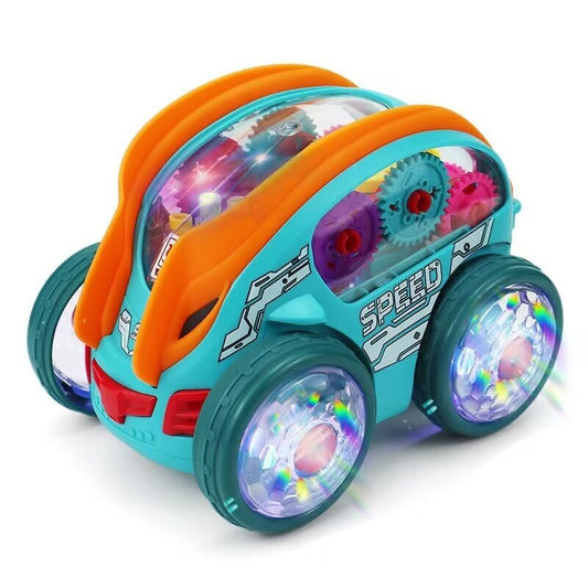 Electric Tumbling Light Music 1-3 Years Old Male And Female Baby Educational Toy Car