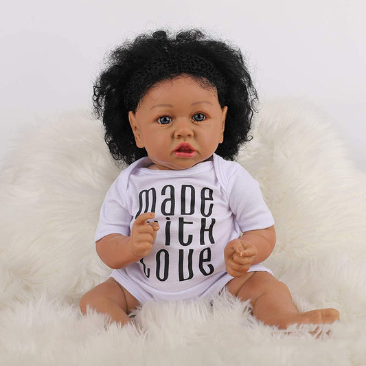 22-inch Fashion Minimalist Reborn Baby Doll Toys