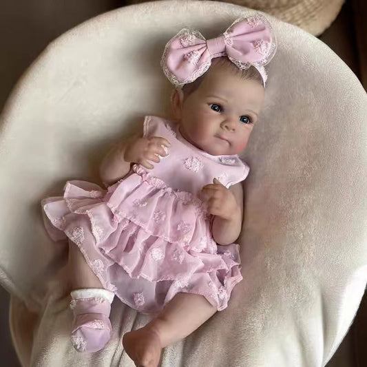 18-inch 46cm Reborn Doll 3D Advanced Skin Color Painting