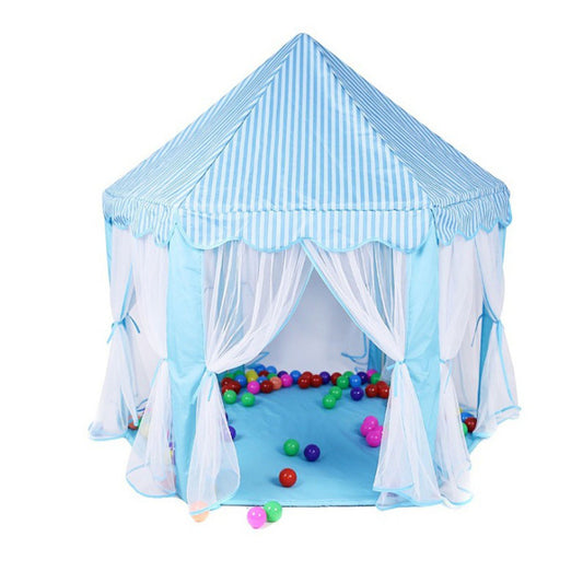 Kids Play Tent Toy Portable Foldable Exquisite Large Space Children Tent Toy for Home Indoor Pink